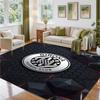 Girona FC Design Crystal Velvet Rug Soft Decorative Mat for Bedroom Entrance