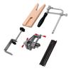 Adjustable Jewelry Saw Woodworking Wire Saw Bench Pin with Clamp for Craft Making Wax Metal Wood Cutting