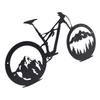 Metal Bike Wall Art Exquisite Fashionable Shatterproof Mountain Forest Bicycle Wall Decor for
