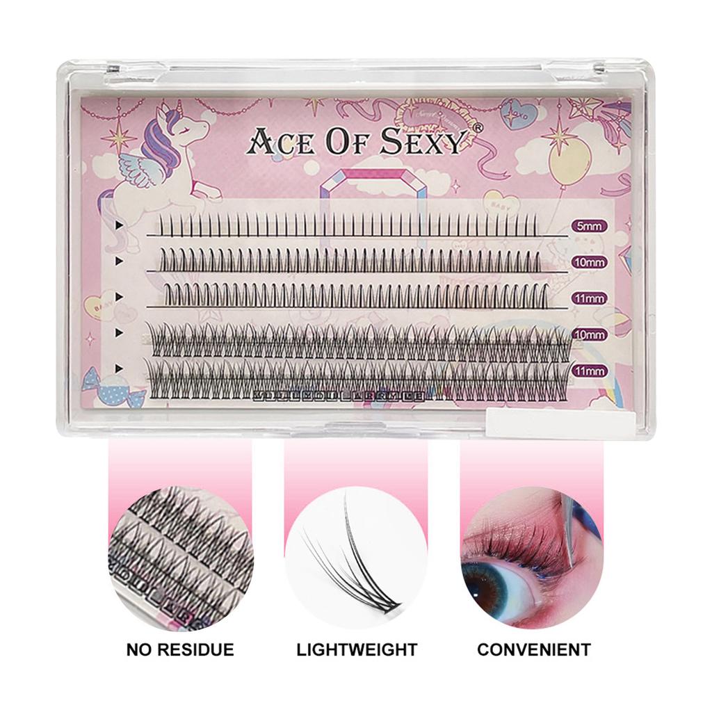 Umělé řasy Umělé řasy pro líčení očí Přírodní dlouhé husté řasy