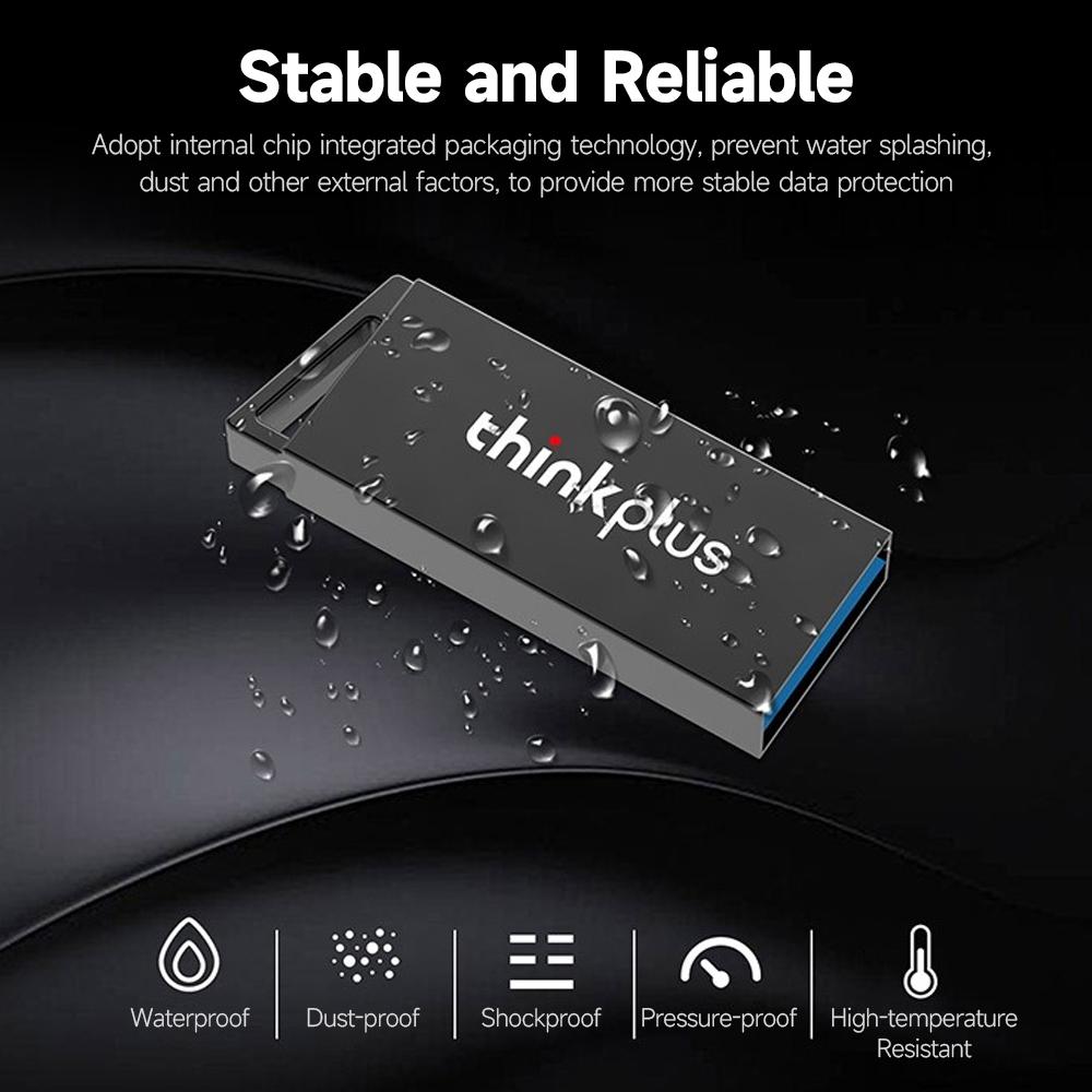 thinkplus MU231 16GB USB3.0 Metal U Disk High speed USB Flash Drive Portable Shockproof U Disk Plug and Play Wide