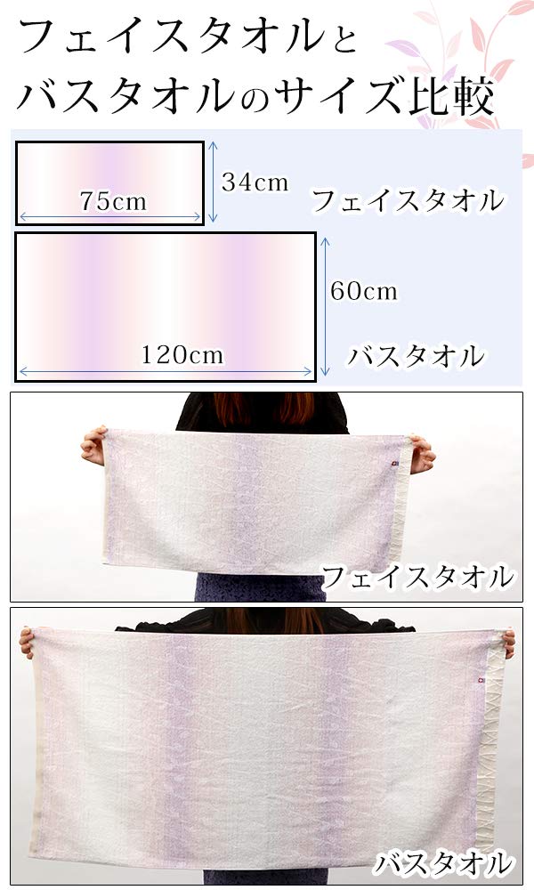 Serviette de visage Imabari Serviette de visage Coton-tige Motif 34 cm x 75 cm Lot de 4 Tous les 14 types Serviette de visage rose Séchage rapide Absorption instantanée Ensemble de serviettes Imabari Cadeau