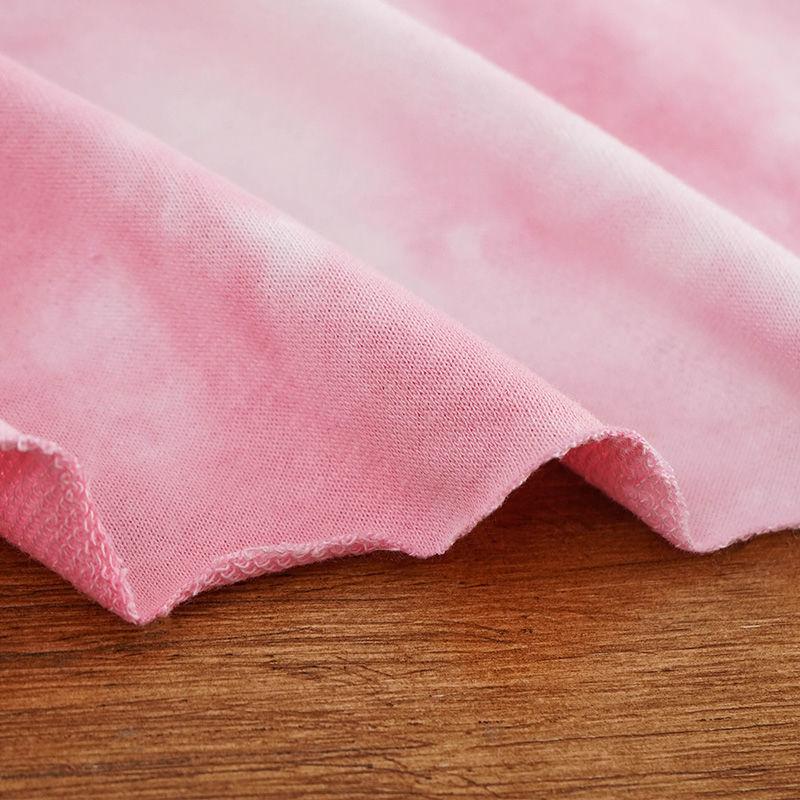 Breathable Tie Dye Fabric Casual Colorful Teens Korean Style Homewear Cloth Sewing Streetwear Decoration Vintage Fashion Chic
