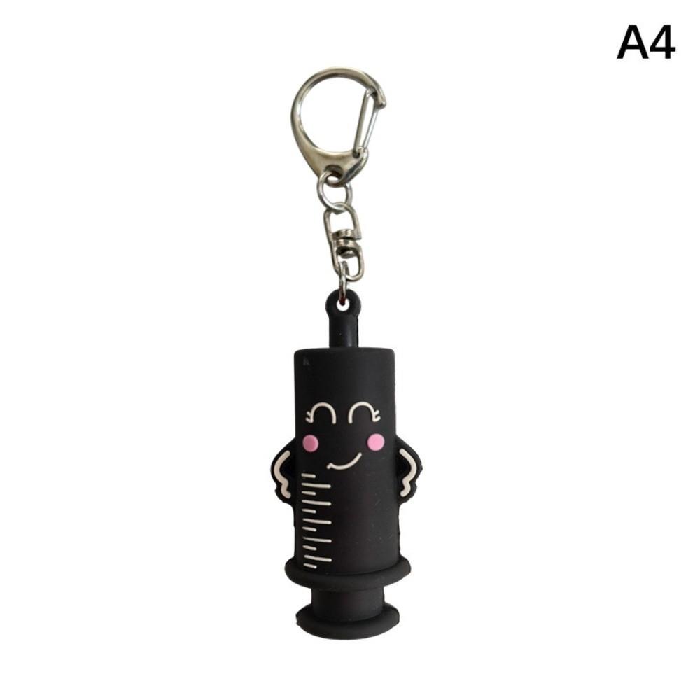 PVC Ampoule Bottle Opener Durable 2 in 1 Function Bottle Opener Keychain Multifunctional Grinding Wheel Opener Device