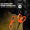 Multifunctional Mini Fishing Pliers with Foldable Lure Scissors, Stainless Steel, Portable Design, Curved Mouth Hook Remover