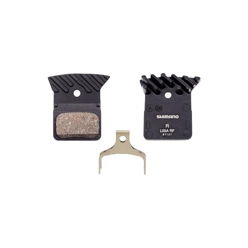 Shimano L05A Disc Brake Pads, Resin, with Fins