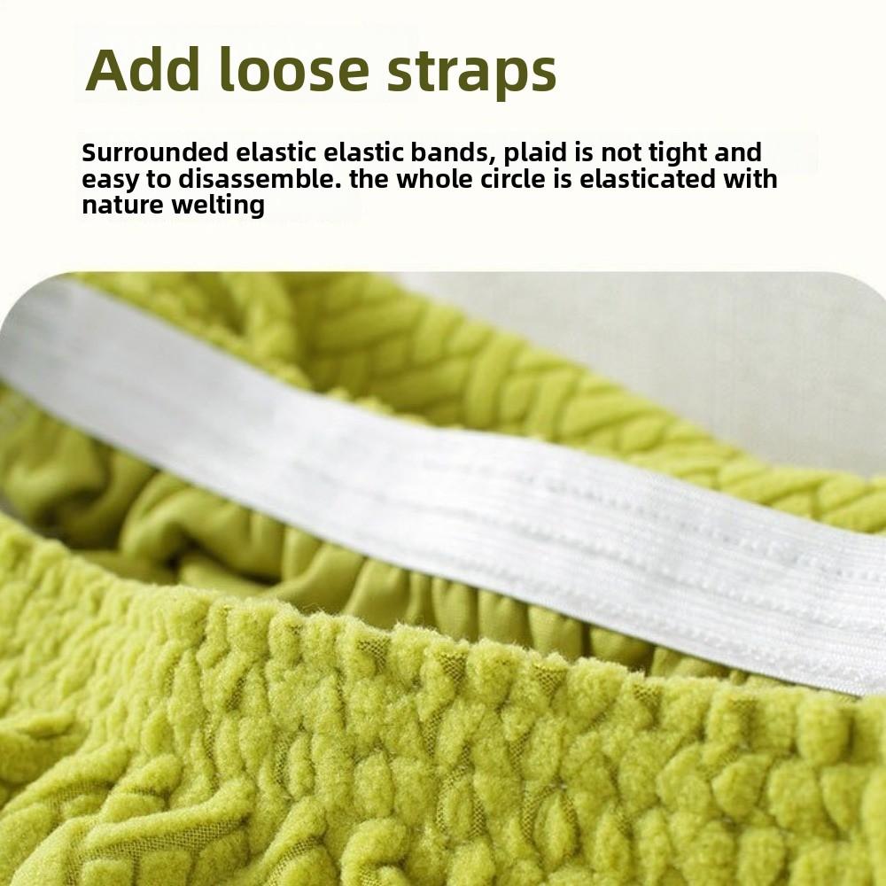 Dustproof Seat Seatch Elastic Chair Slipcover Protector  for Height 47-60cm Armless-chair