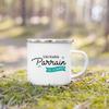 Französische Taufpatin Pate Druck Emaille Kaffeetasse Getränke Milchbecher Campingtassen Bestes Geburtstags-Feiertagsgeschenk für Patentante Patenonkel