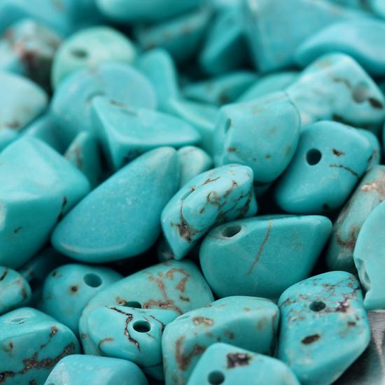 Irregular Turquoises Natural Stone Beads Freedom Chips Gravel Loose Beads For Jewelry Making DIY Bracelet Necklace Accessories