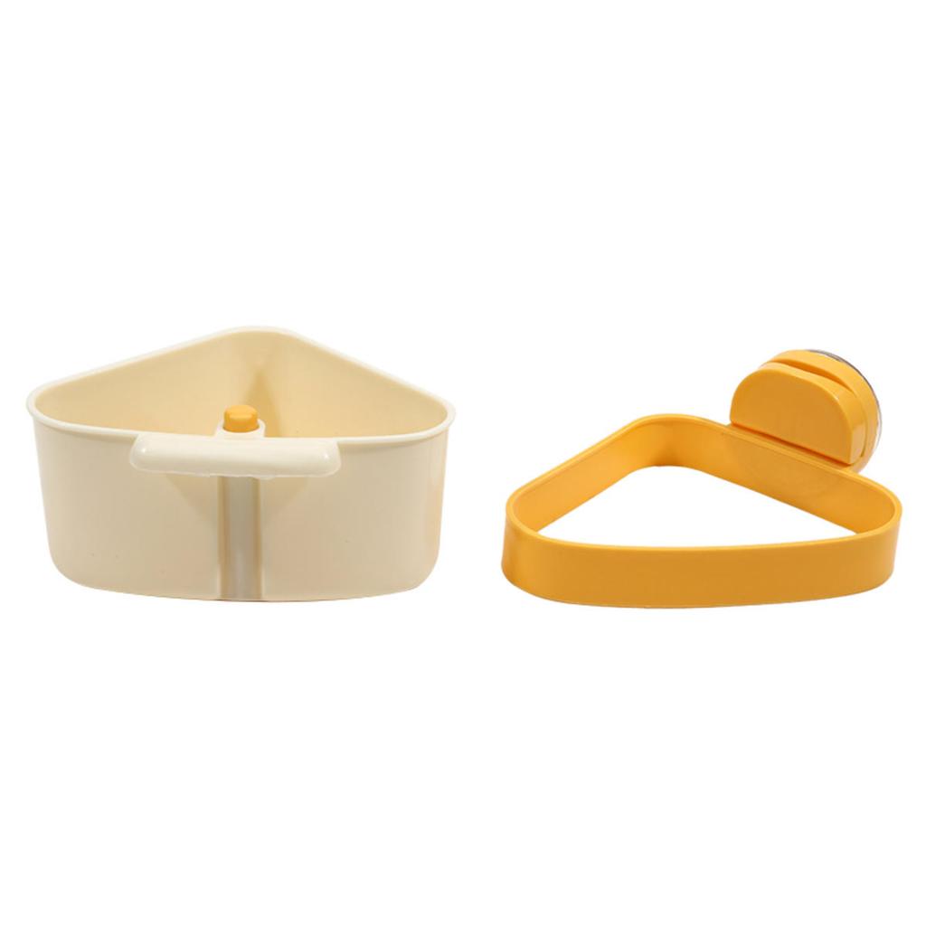 Suction Cup Sink Strainer Basket Multifunctional Drain Shelf Sink Corner Filter Tray Vegetable Fruit Debris Catcher