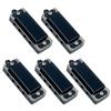 5Pcs Mini Harmonica Pendant Necklace 4 Hole 8 Tone Musical Instrument Mouth Organ Portable Harmonica for Children and Beginners