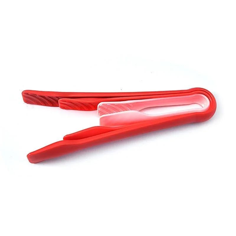 3 Sizes Bread Tongs, Plastic Food Salad Serving Tongs Cooking Utensils Set Kitchen Tongs for Kitchen Cooking, BBQ, Buffet, Party