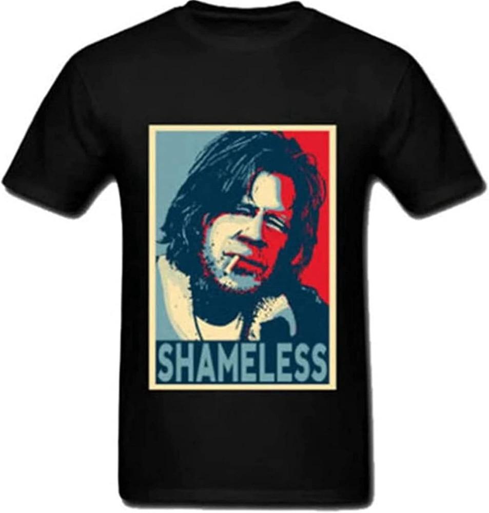 

ShamelessFrank GallagherObamaShepard Fairey Parody Style T-Shirt Black Unisex T-Shirt XXXL