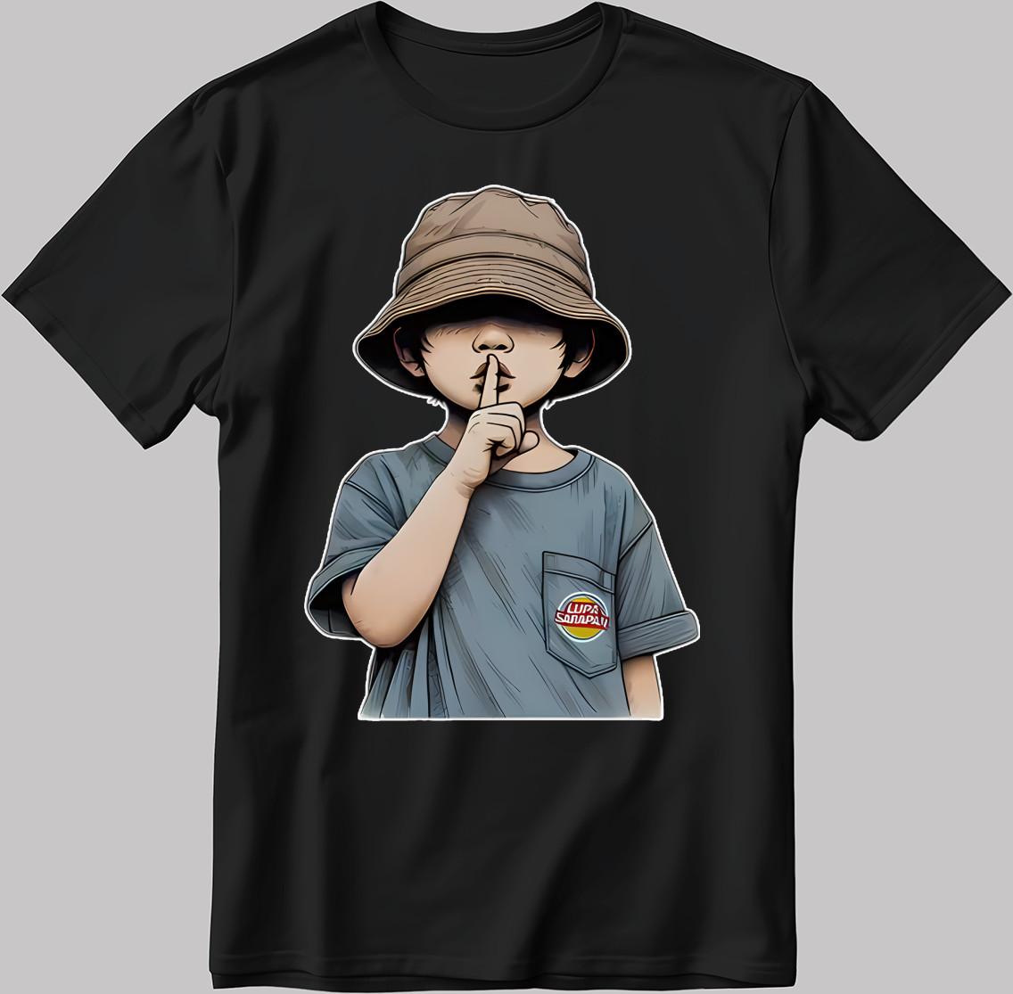 A design of a child wearing a hat Men/ Women T Shirt AA18 M