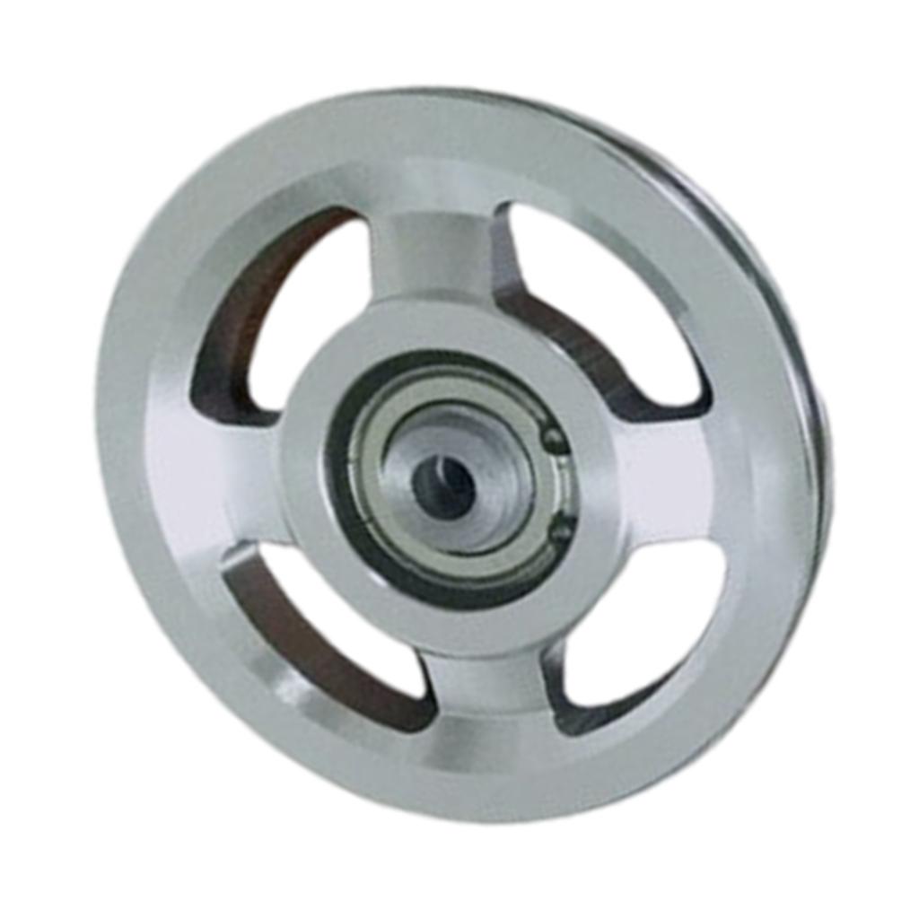 Aluminium Fitness Bearing Pulley Wheel Universals Pulley Wheel Fitness Gym Equipment Replacement Part Easy To Use