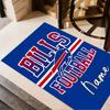 Buffalo Bills Football Customized Name Area Rug Suitable for Decorate Room Dining Room Study Room Hallway Antislip Carpet Anime Office Decor