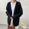 Sweater Jacket Women Wear In Autumn and Winter, New Loose Lazy Style Retro Small Soft Waxy Knitted Cardigan Women