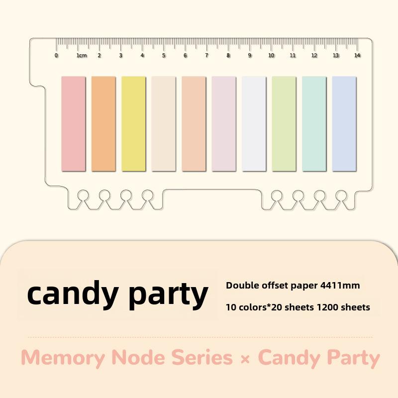 Κύριος. Χαρτοταινίες Σημειώσεων Απλές Χρώματος Morandi - Σειρά Αυτοκόλλητων Δεικτών (6 Επιλογές)