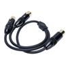XLR Y Splitter Cable 3 Pin Double XLR Female to Female Balanced Microphone Adapter Cable for Mixer 0