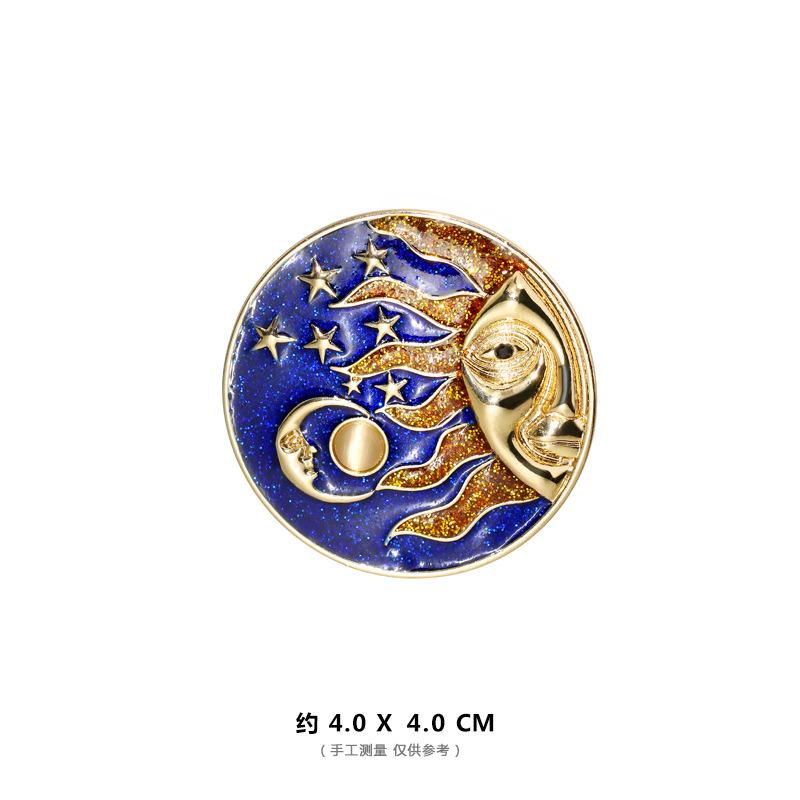 

Женские винтажные эмалевые броши-булавки с жемчугом, модные классические металлические круглые значки на лацкан, женская барочная брошь для пальто, значки для одежды, корсаж