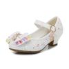 Nuove scarpe autunnali con paillettes, scarpe da principessa in pelle
