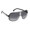 Sunglasses - CARRERA - CARRERA 1058/S - Black White/Grey - Square Frame - Men