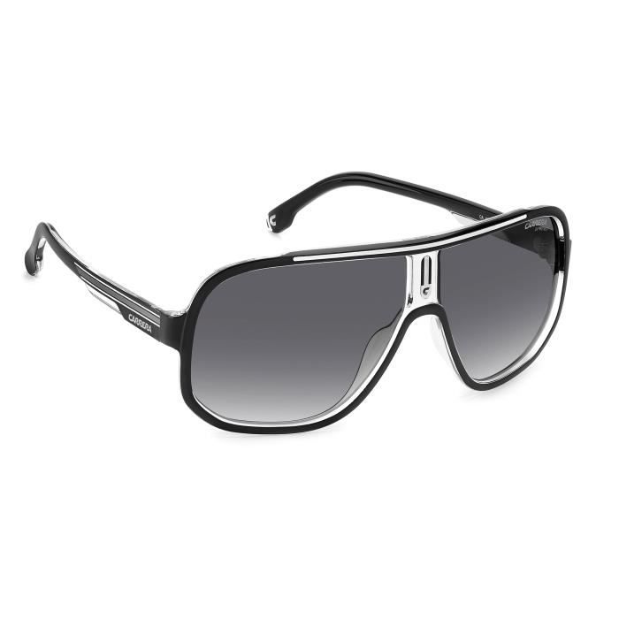 Sunglasses - CARRERA - CARRERA 1058/S - Black White/Grey - Square Frame - Men