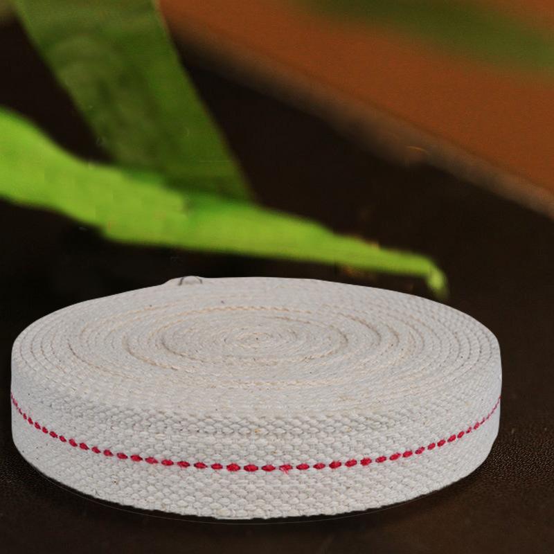 Fitil pentru lampă cu kerosen, 2 metri, fitil din bumbac împletit, fitil cu ulei plat din bumbac, fitil pentru lampă cu ulei, accesorii pentru lampă