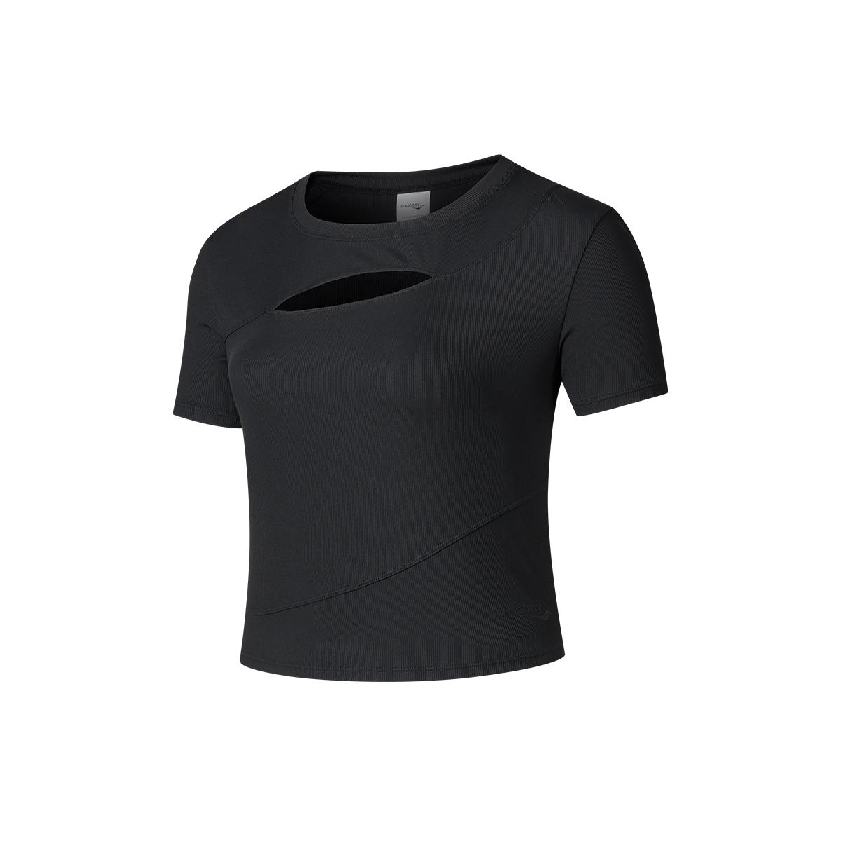 

Saucony Simple Comfortable Pullover T-Shirt Women Tops Black SA1259ST08L-BK001 2XL