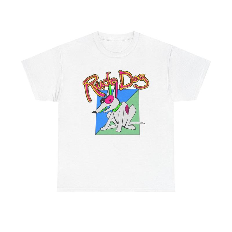 Rude Dog Vintage Graphic Unisex T-shirt NEW Unisex Heavy Cotton Tee Graphic Tee