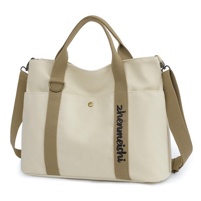 Sac à main grande capacité - Sac à bandoulière simple et décontracté - Sac de voyage léger à la mode pour courtes distances