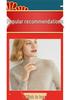 Korean Style Women's Slimming Knit Wool Pullover With Half-High Neck for Autumn and Winter