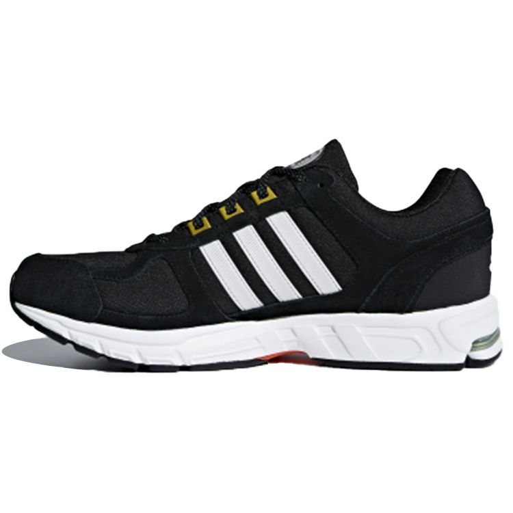 Adidas Equipment 10 Round Toe Lace-Up Fabric Non-Slip Breathable Low-Top Casual Running Shoes Men Sneakers Black White DA8997