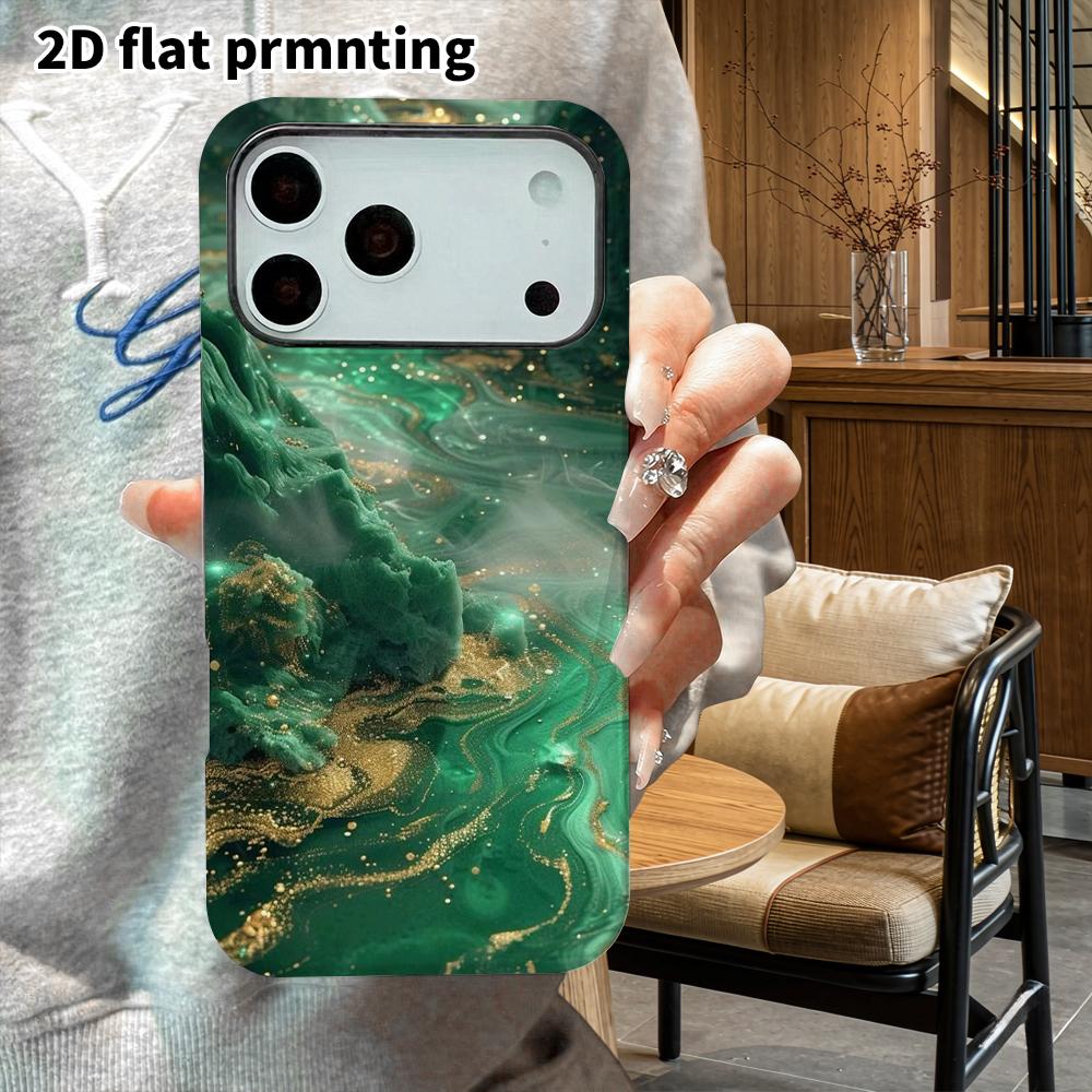 Phone Case: 2D Flat Suitable for iPhone 18, 17, 16, 15, 14, 13 Pro Film Protective Case, Couple Style, Landscape Illusion, Christmas and Halloween Gif