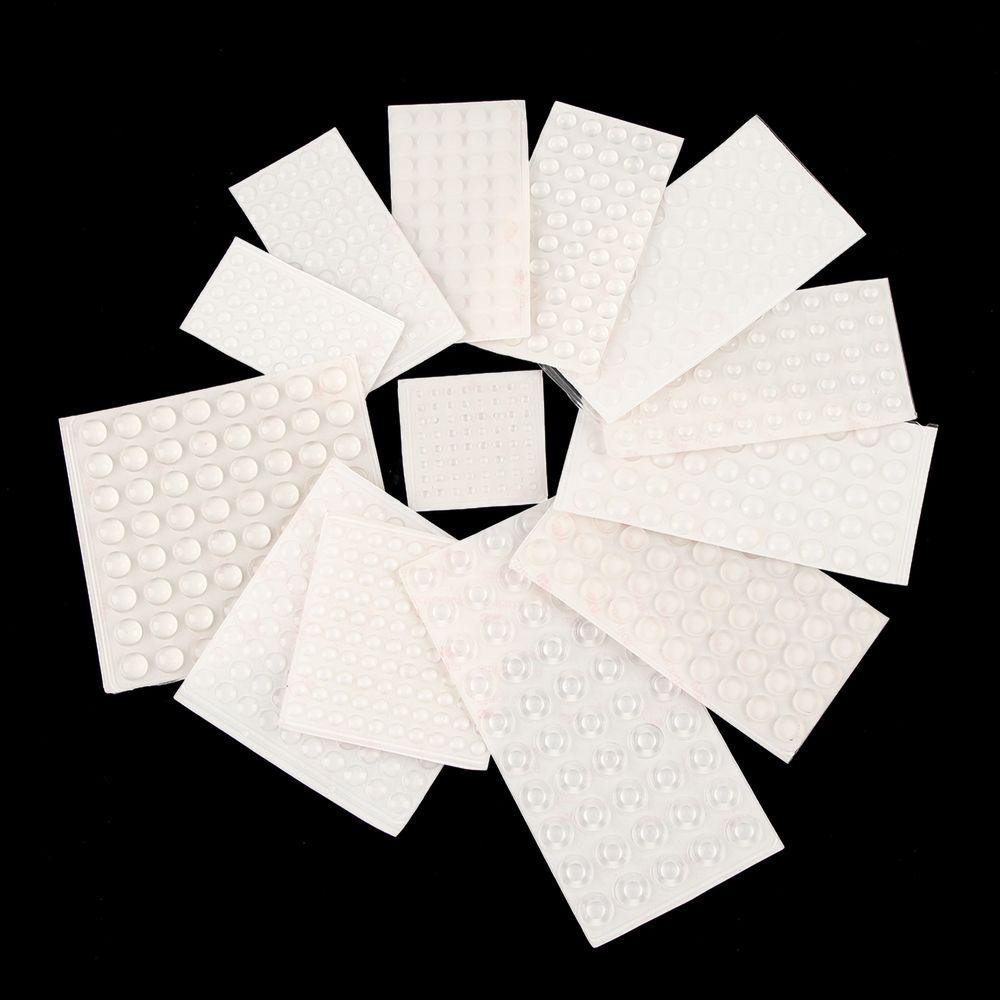 Furniture Fittings Collision Cushion Prevent Noisy Bumper Silicone Buffer Pads Damper Self-adhesive Furniture Door Stopper