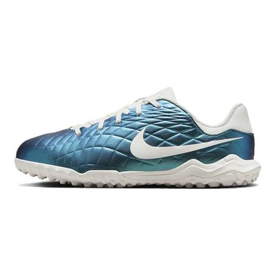 Tiempo Legend 10 Academy TF GS Kids Turf Soccer Shoes Dark Atomic Teal Sail FN5927-300