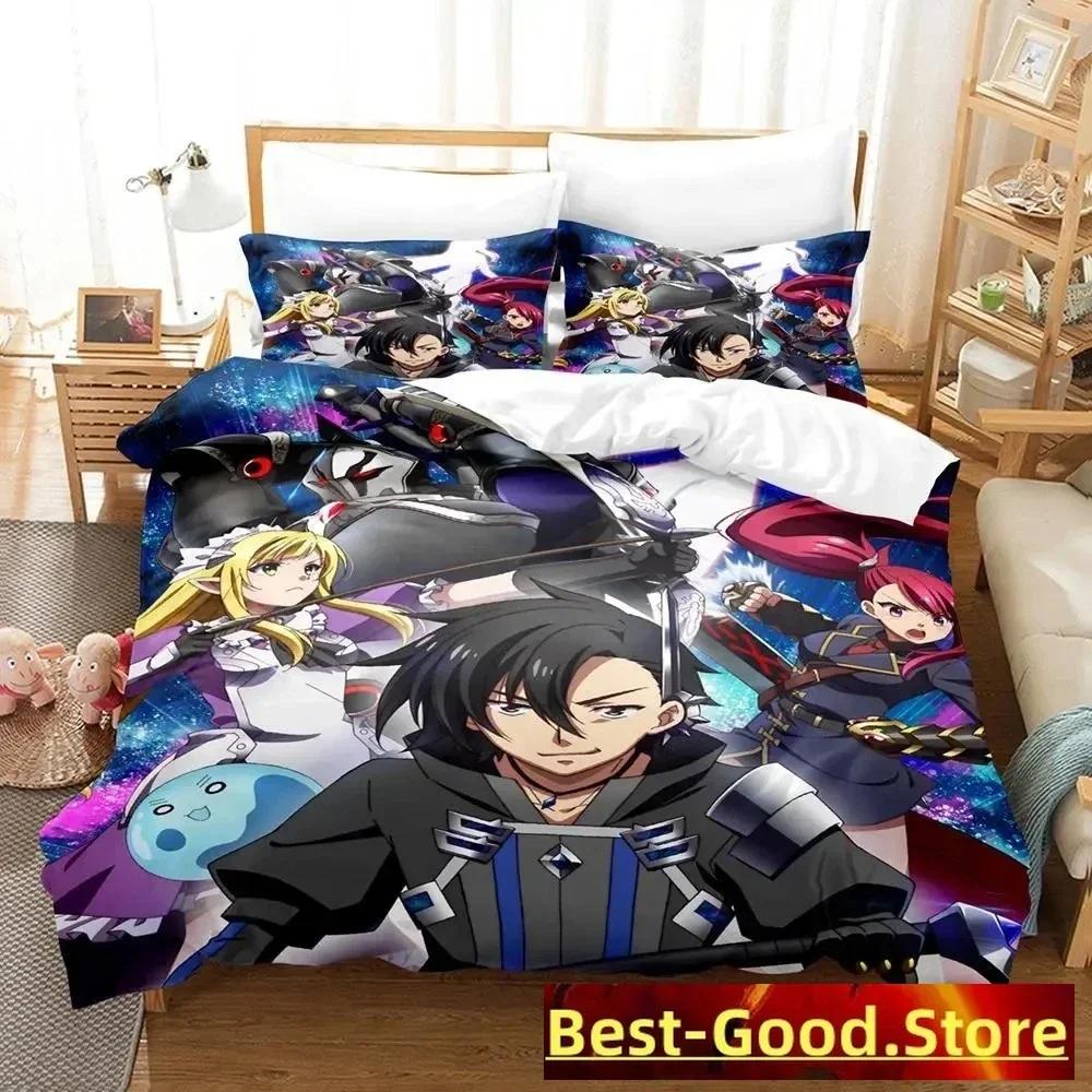 

Comforter Black Summoner Bedding Set Single Twin Printed Bed Set With Bed Soft Single Double Queen Super King Size Comforter (quilt)-EU Single(135*200cm)3pcs