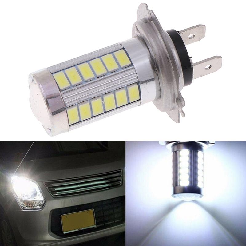 1Pc H7 5630Smd White 660Lm 33 Led Light Car Fog Head Light Driving Bulbs