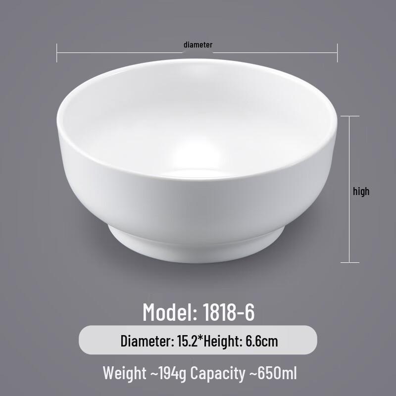 TianyaJing Melamine Commercial Soup Noodle Bowl