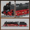 Retro Steam Train Building Blocks Assemble Model City Railway Locomotive MOC Bricks Toys DIY Decor Adult Kids Boy Birthday Gifts
