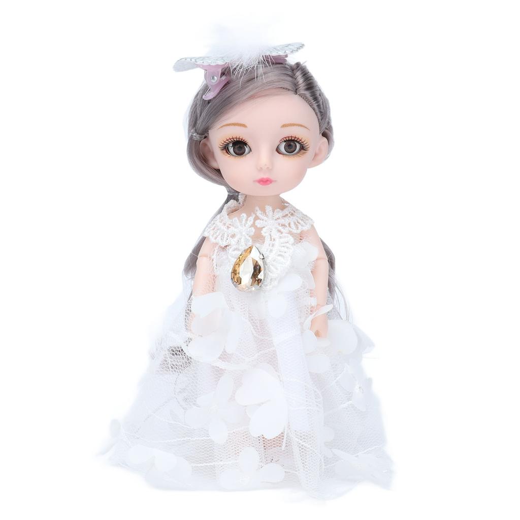 6.7inches Baby Doll Toys Movable Joints Beautiful Dressing Adorable Baby Girl Dolls with Clothes