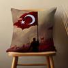 Art Turkish Flag Throw Pillow Case Living Room Sofa Cushion Cover For Home Bedroom Decoration And Protector