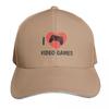 I Love Video Games Baseball Cap Sunscreen Sun Cap Rugby Fashion Beach Golf Wear Unisex Womens