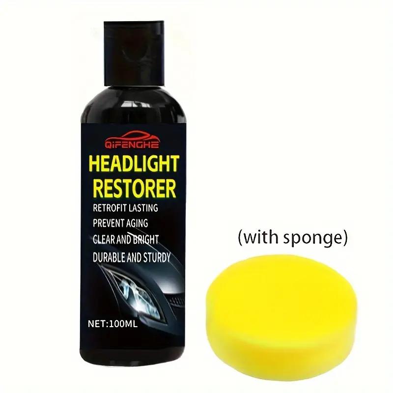 

Car headlight repair, and refurbished crystal milk plating whey cleaning polish car light scraping liquid yellow remover 100ml