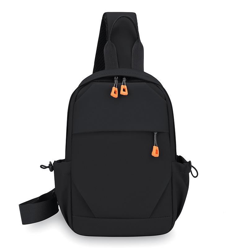 Men's Multi-functional Chest Bag, Charging Cross-body Backpack, Casual and Fashionable Single-shoulder Bag