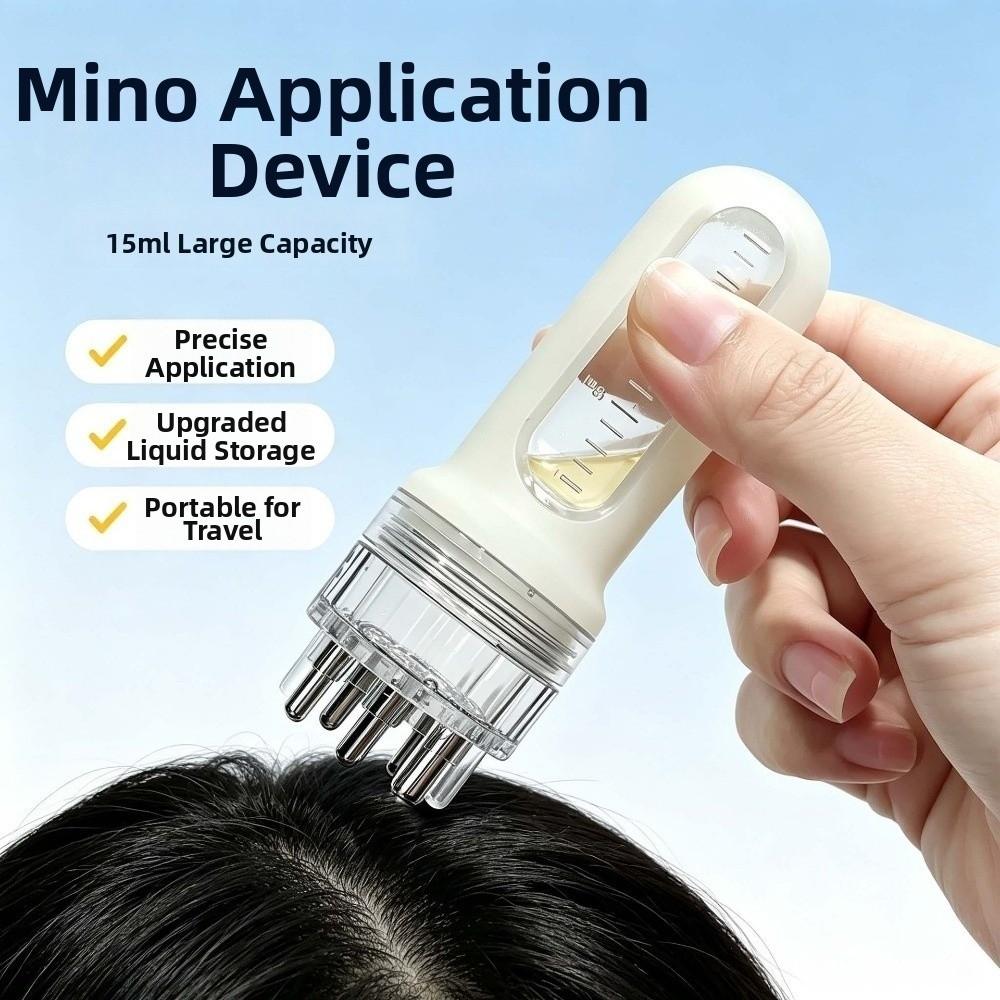 15ml Capacity Scalp Applicator Mini Essential Oil Massager Scalp Oil Applicator Scalp Care