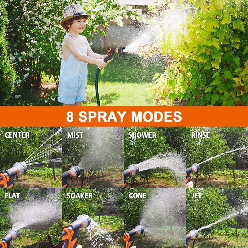 Multi-Function High-Pressure Water Nozzle  8 Modes for Car/Home/Garden