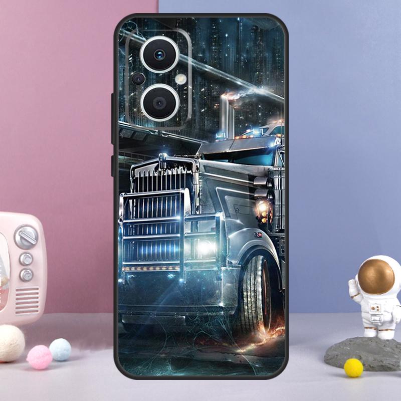 Cool Heavy Truck Car Funda For OPPO Reno 12 F 11F 13F 14F 10 11 13 14 Pro 7 8 Lite OPPO Find X9 X6 X5 X8 Pro Case