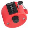 BERM Hand Tally Counter 4-Digits Plastic Knob Reset Handheld Counting Tool with Hook