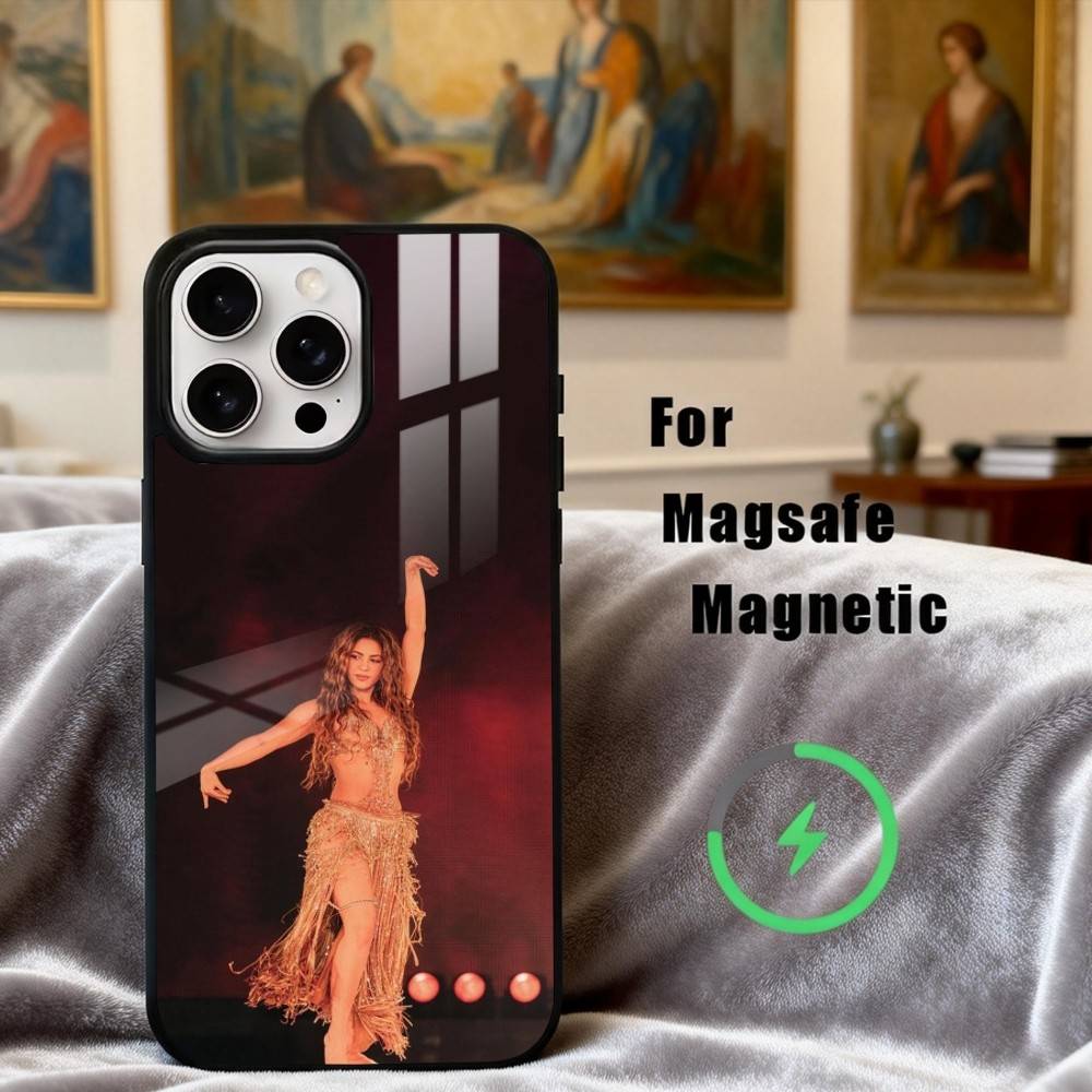 Popular S-Shakira-A  Phone Case For iPhone17,16,15,14,13,12,11 Plus,Pro Max Magnetic For Magsafe Wireless Charging